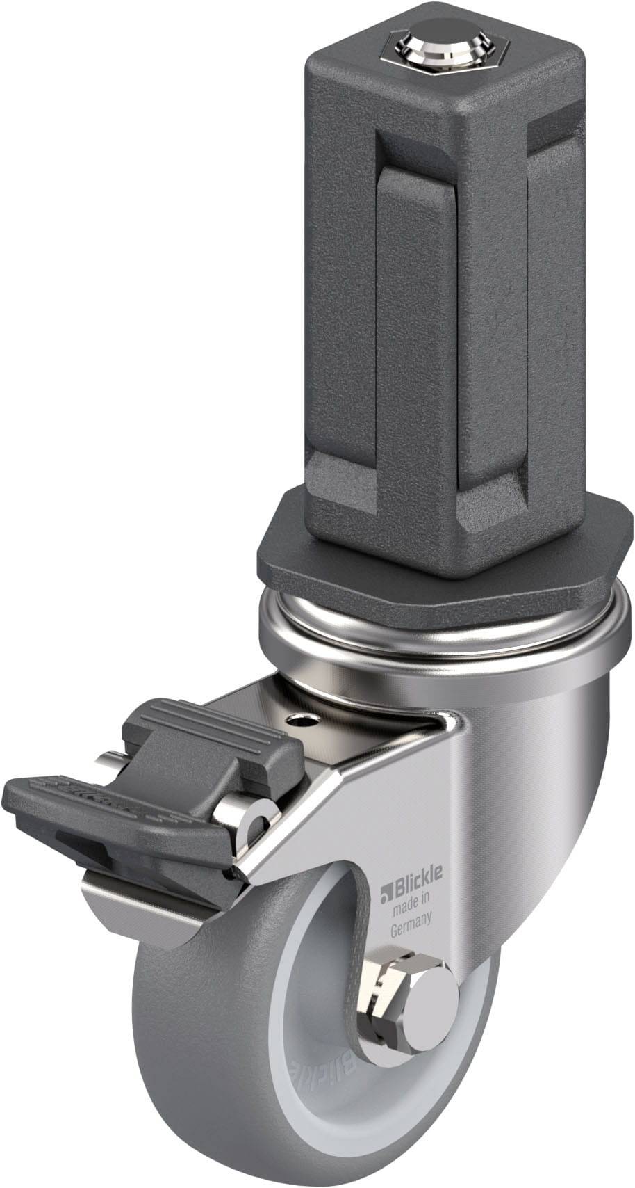 Blickle 849394 LRXA-TPA 50G-FI-EXV04 Rozsdamentes acél készülék forgógörgő KerékØ: 50 mm Teherbírás (max.): 50 kg 1 db