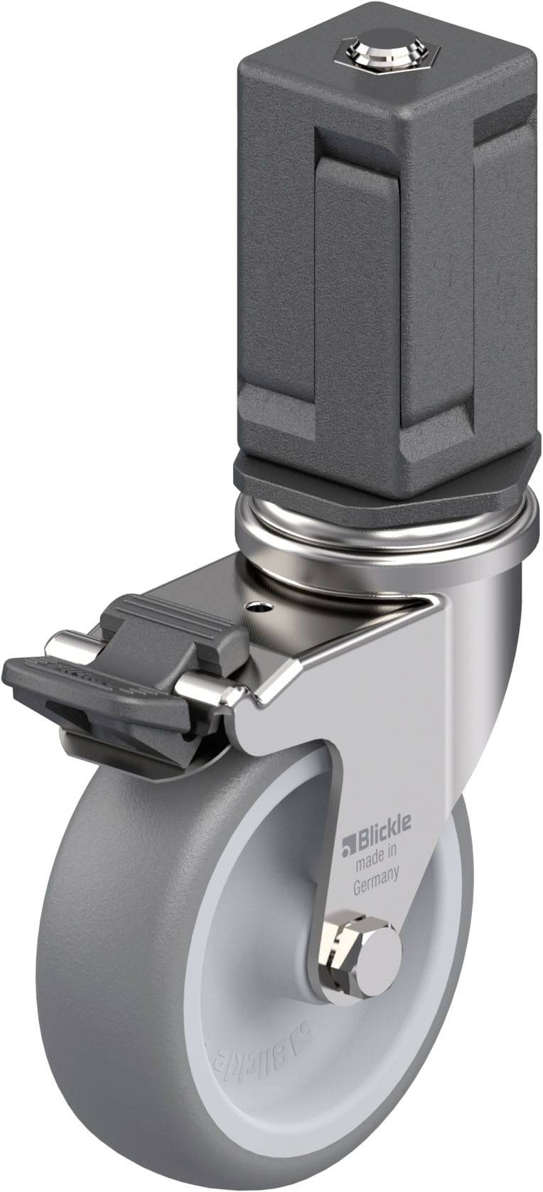 Blickle 849668 LRXA-TPA 75G-FI-EXV07 Rozsdamentes acél készülék forgógörgő KerékØ: 75 mm Teherbírás (max.): 75 kg 1 db