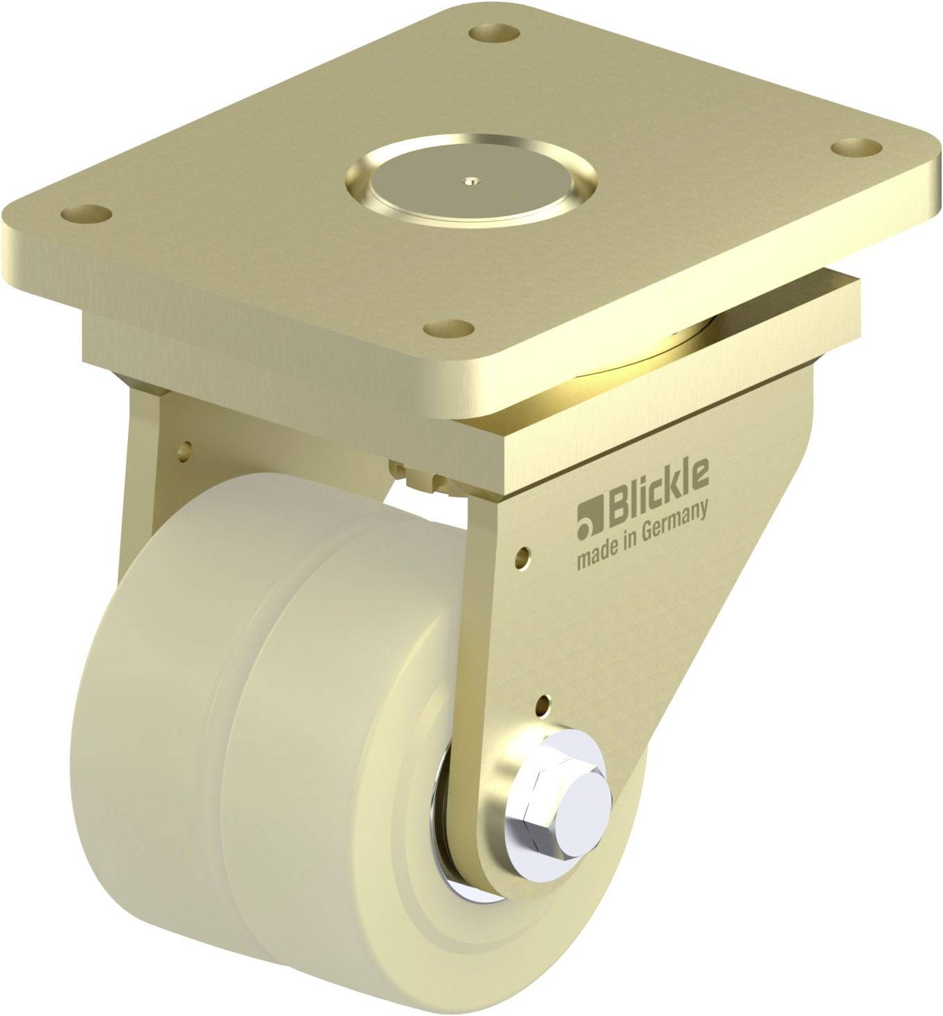 Blickle 626010 LSD-GSPO 302K Nagy teherbírású kettős forgó kerék KerékØ: 300 mm Teherbírás (max.): 18000 kg 1 db