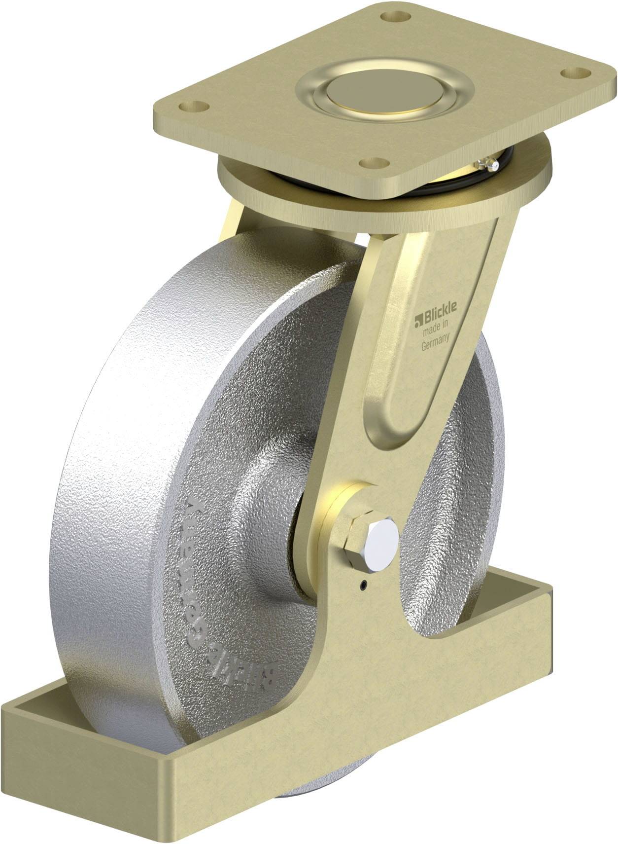 Blickle 940331 LS-G 250K-FS Nagy teherbírású forgógörgő KerékØ: 250 mm Teherbírás (max.): 1400 kg 1 db