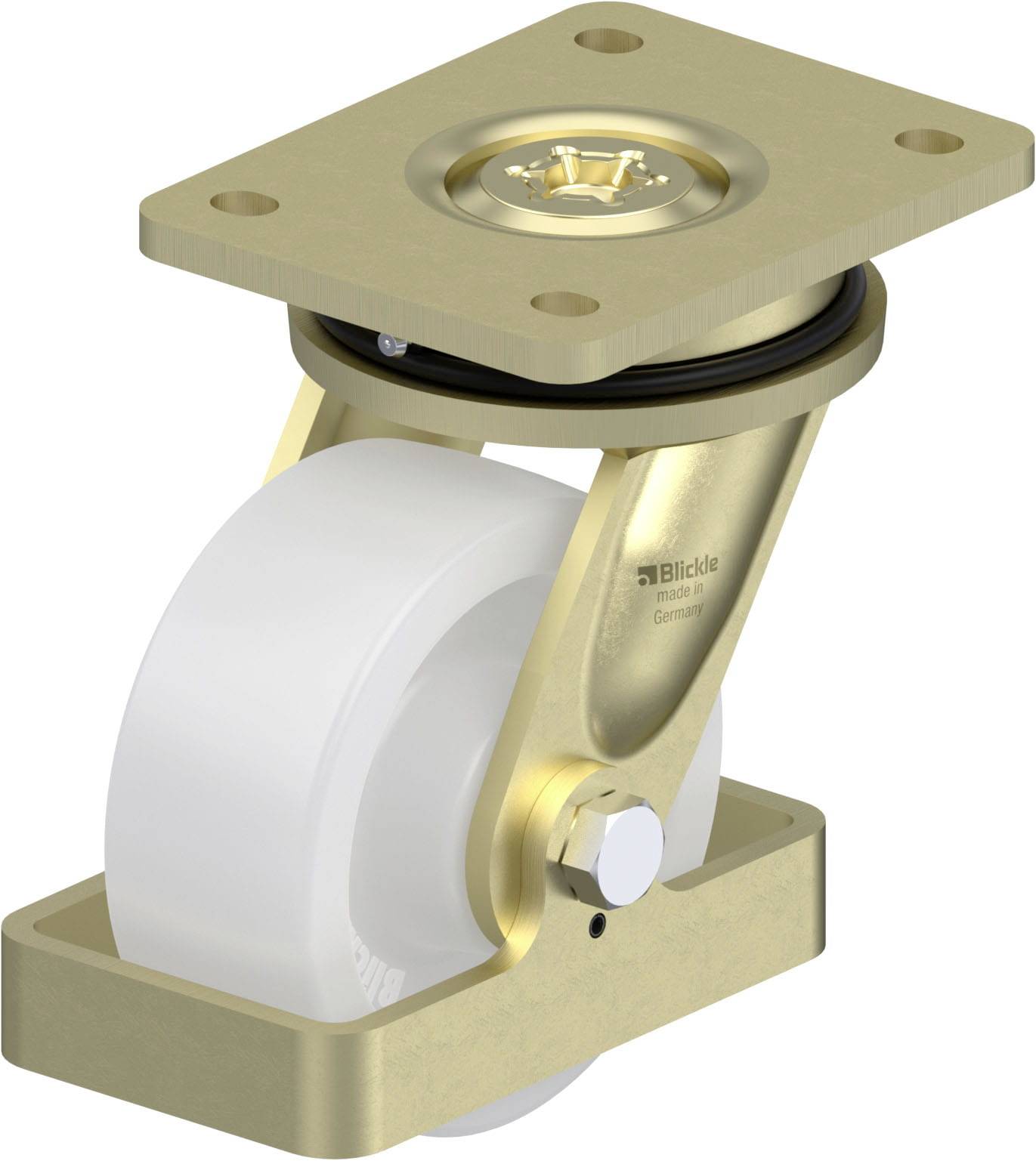 Blickle 940194 LS-SPO 127G-FS Nagy teherbírású forgógörgő KerékØ: 125 mm Teherbírás (max.): 750 kg 1 db