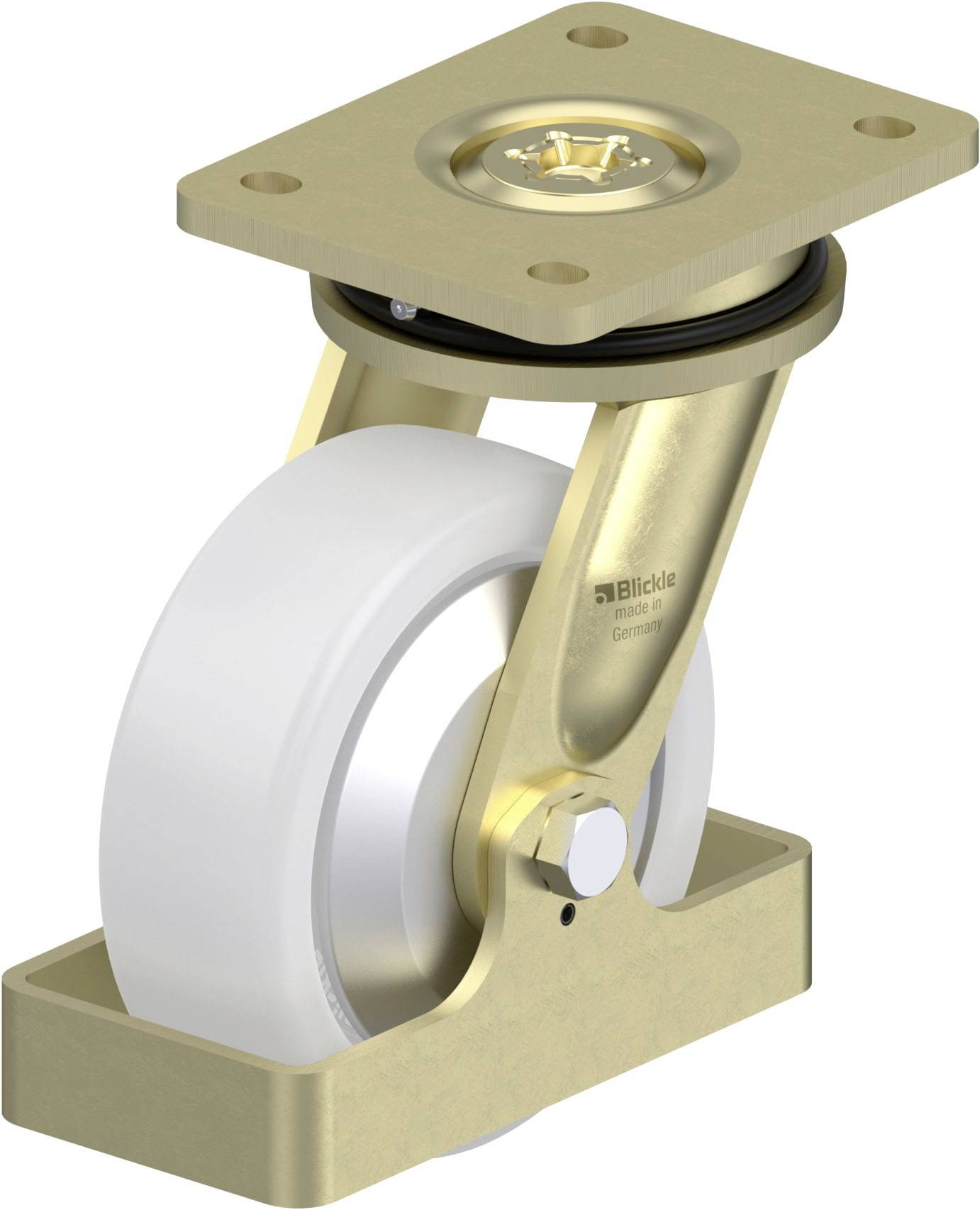 Blickle 940216 LS-SPO 150K-FA-FS Nagy teherbírású forgógörgő KerékØ: 150 mm Teherbírás (max.): 800 kg 1 db