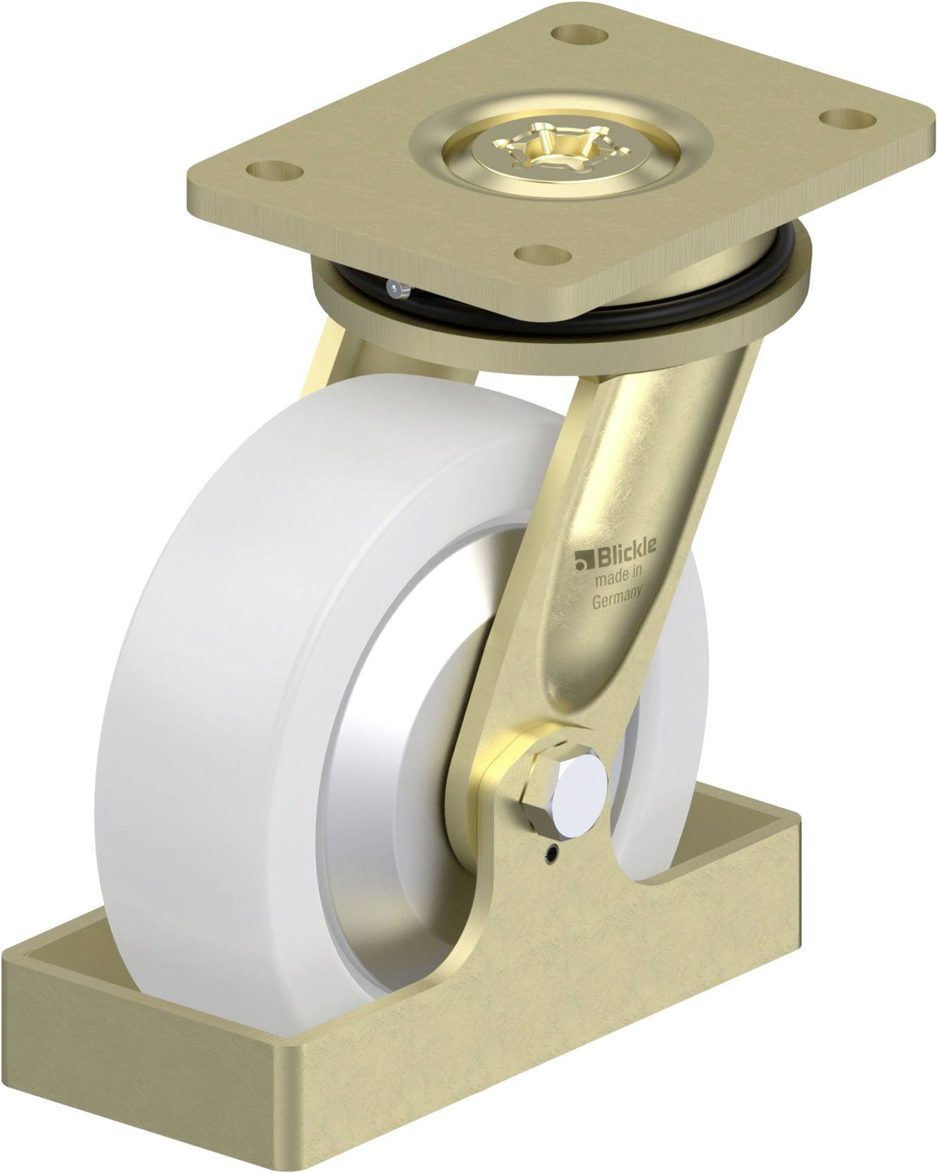 Blickle 940221 LS-SPO 160G-FA-FS Nagy teherbírású forgógörgő KerékØ: 160 mm Teherbírás (max.): 850 kg 1 db