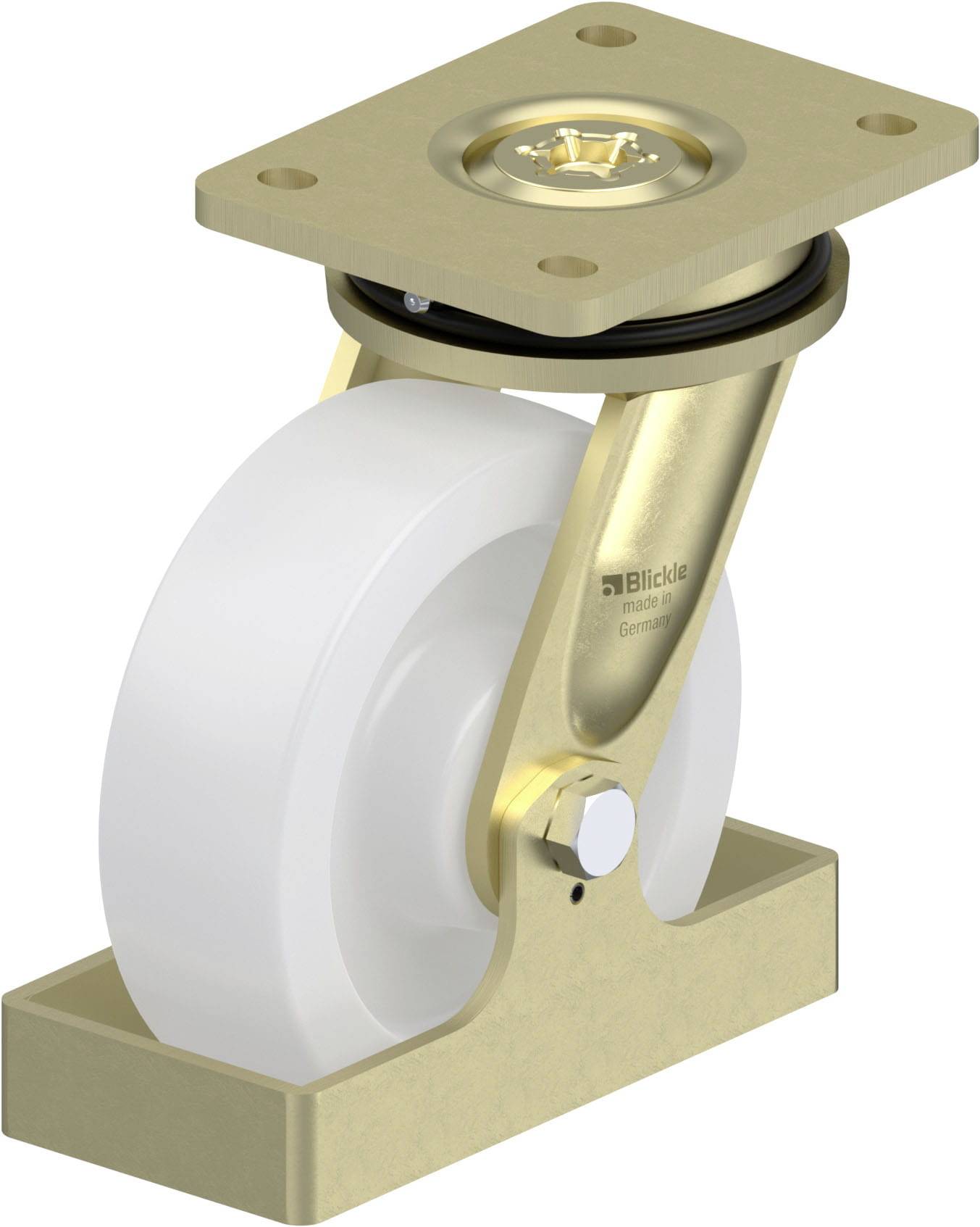 Blickle 940220 LS-SPO 160G-FS Nagy teherbírású forgógörgő KerékØ: 160 mm Teherbírás (max.): 850 kg 1 db