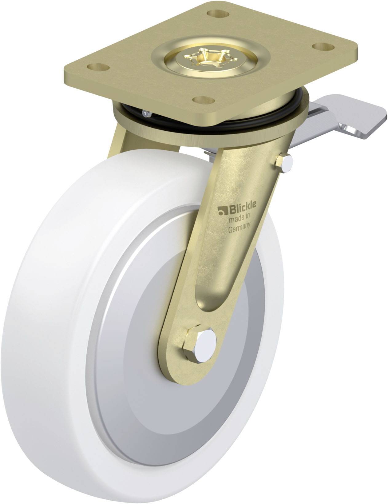 Blickle 751212 LS-SPO 200G-ST-FA Nagy teherbírású forgógörgő KerékØ: 200 mm Teherbírás (max.): 1500 kg 1 db