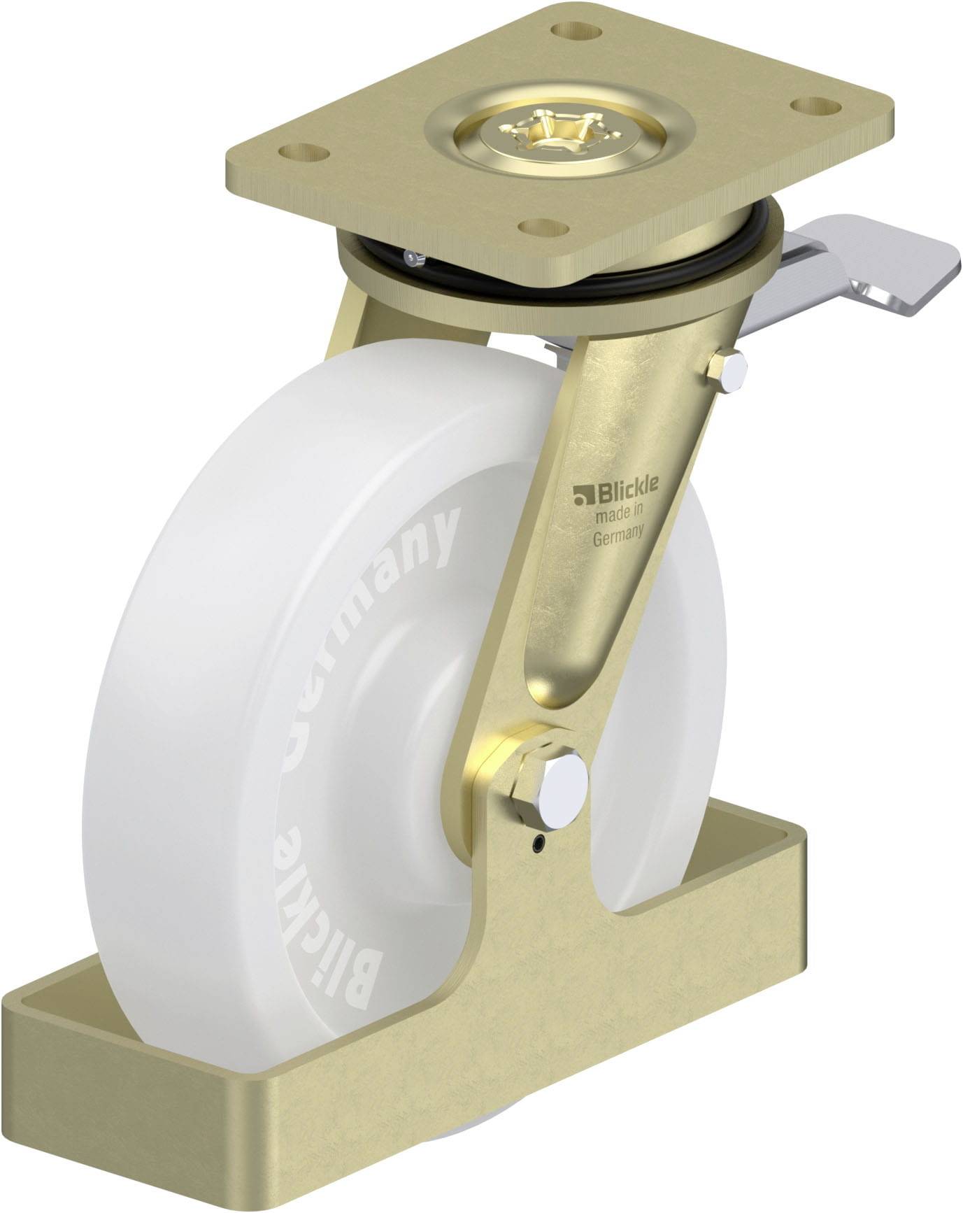 Blickle 868757 LS-SPO 200G-ST-FS Nagy teherbírású forgógörgő KerékØ: 200 mm Teherbírás (max.): 1500 kg 1 db