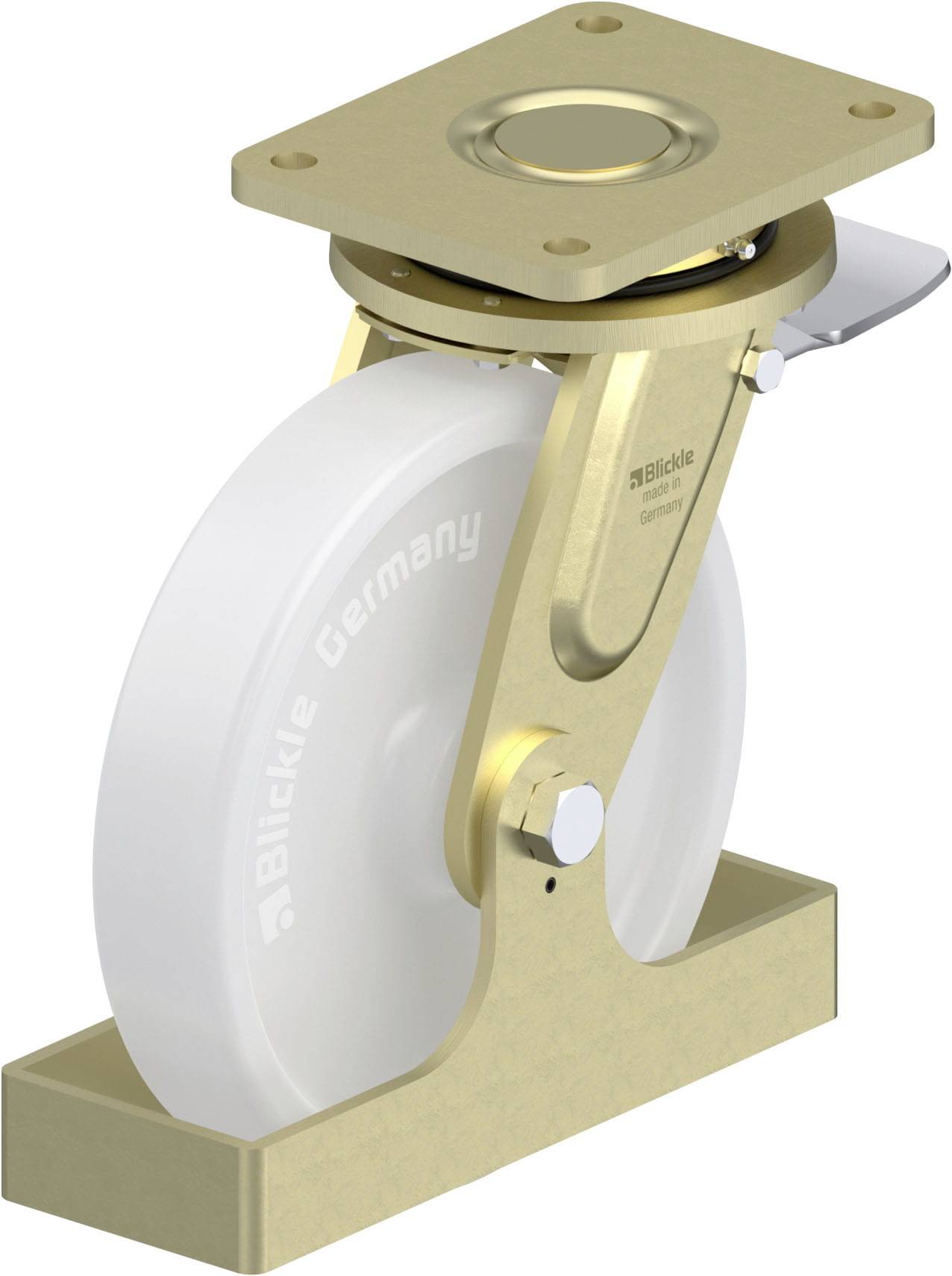 Blickle 940245 LS-SPO 251G-ST-FS Nagy teherbírású forgógörgő KerékØ: 250 mm Teherbírás (max.): 1500 kg 1 db