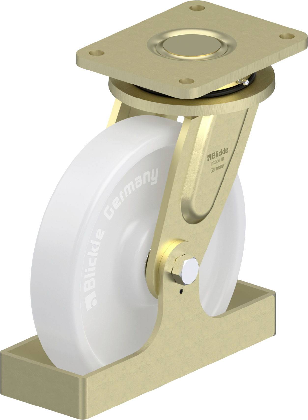 Blickle 747043 LS-SPO 251K-FS Nagy teherbírású forgógörgő KerékØ: 250 mm Teherbírás (max.): 1500 kg 1 db