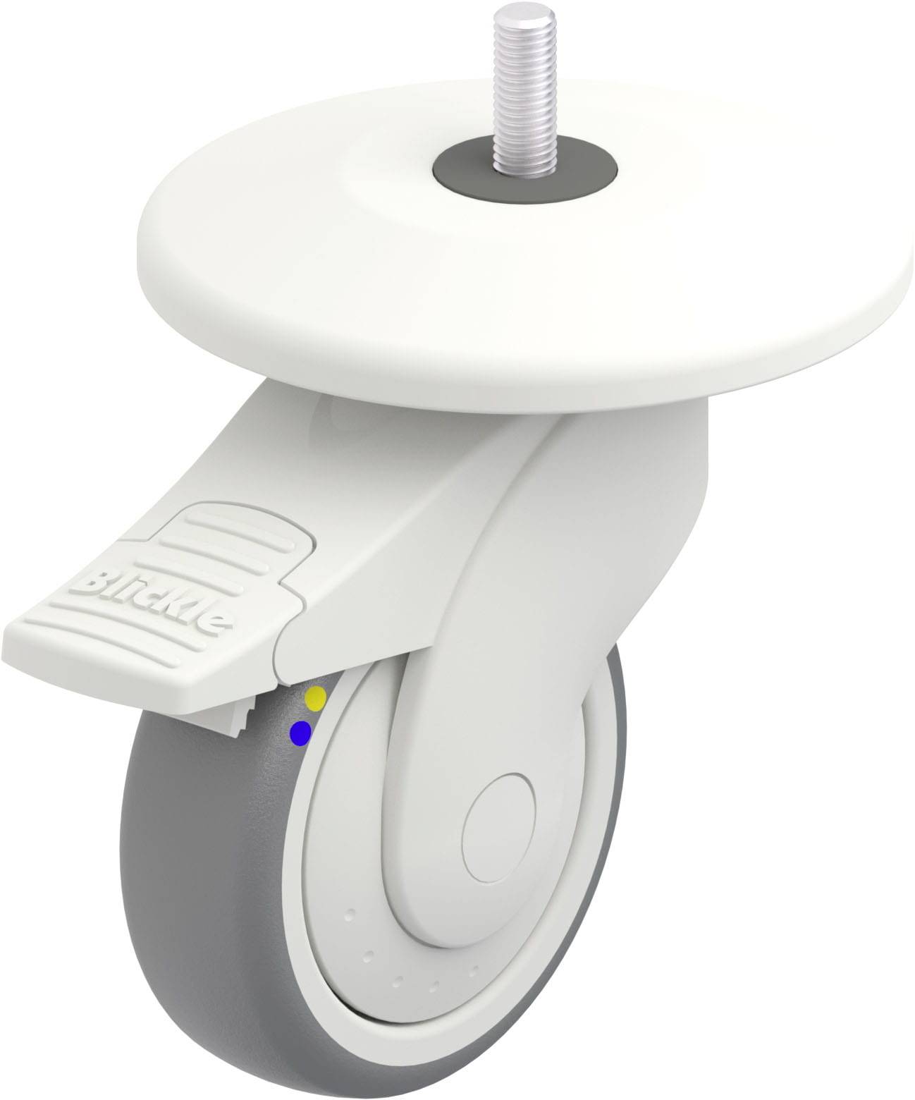 Blickle 849323 LWKXE-TPA 101XKF-11-FI-ELS-AMWX125 Műanyag forgógörgő KerékØ: 100 mm Teherbírás (max.): 70 kg 1 db