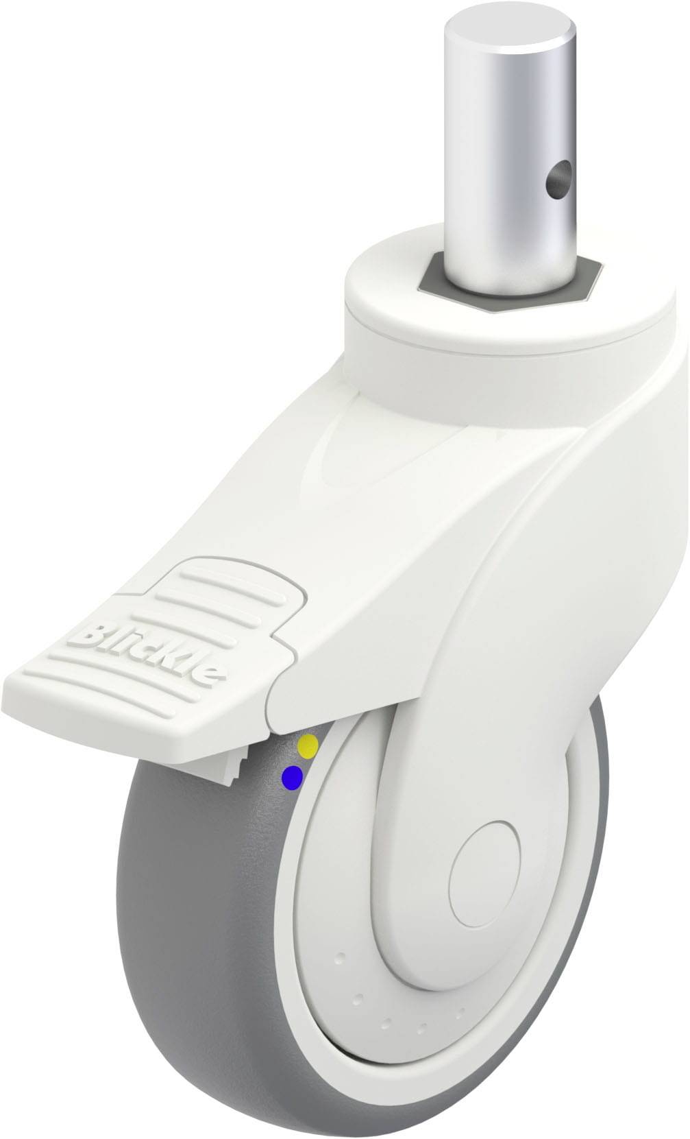 Blickle 849301 LWKXE-TPA 101XKF-FI-ELS-ZAX55 Műanyag forgógörgő KerékØ: 100 mm Teherbírás (max.): 70 kg 1 db