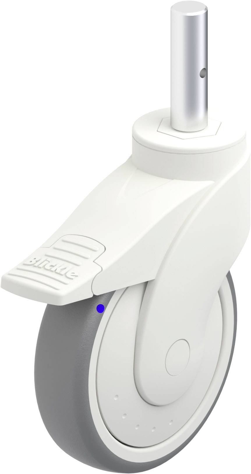 Blickle 742117 LWKX-TPA 126XKF-FI-ZAX51 Műanyag forgógörgő KerékØ: 125 mm Teherbírás (max.): 110 kg 1 db