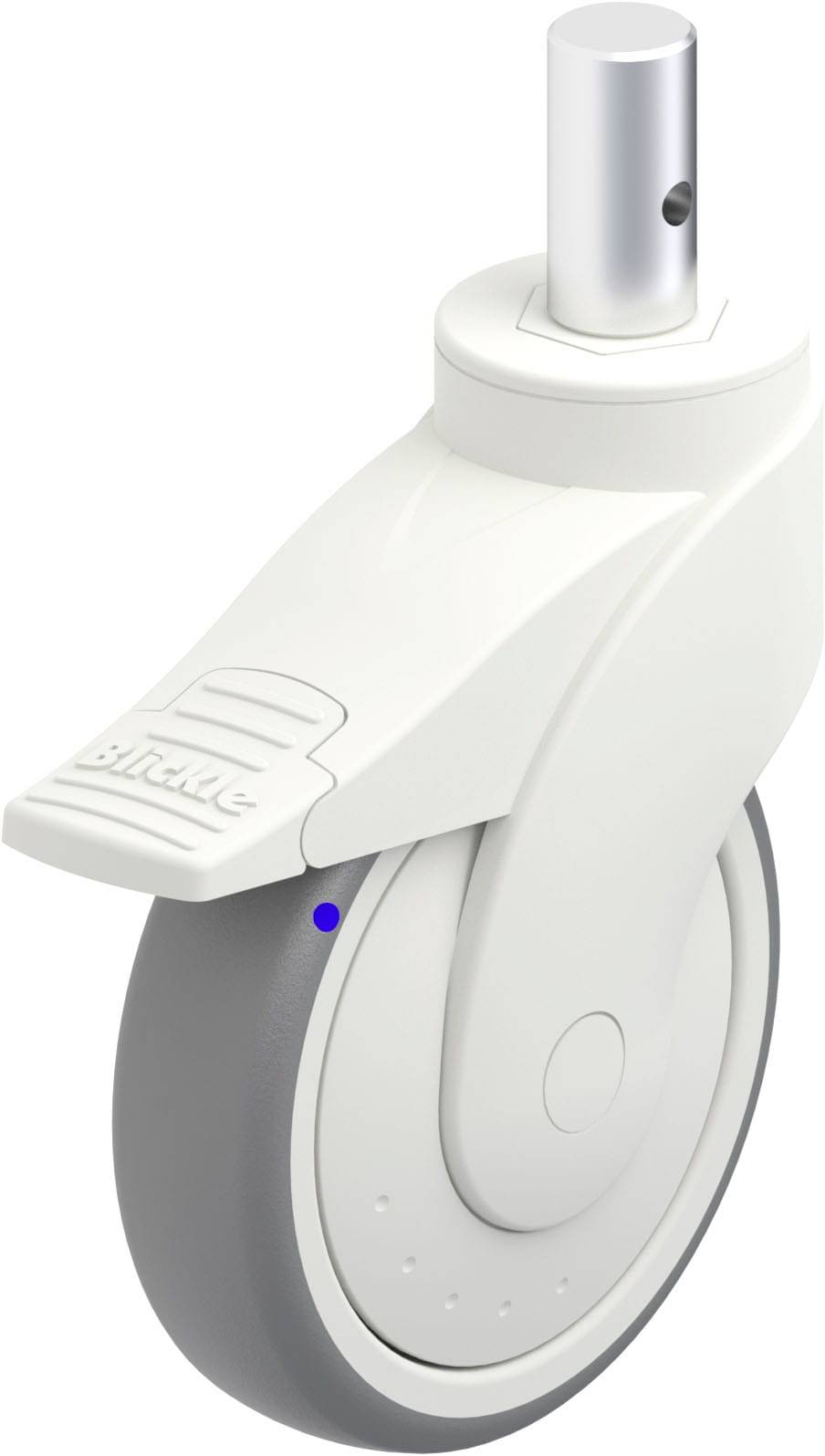 Blickle 743858 LWKX-TPA 126XKF-FI-ZAX55 Műanyag forgógörgő KerékØ: 125 mm Teherbírás (max.): 110 kg 1 db