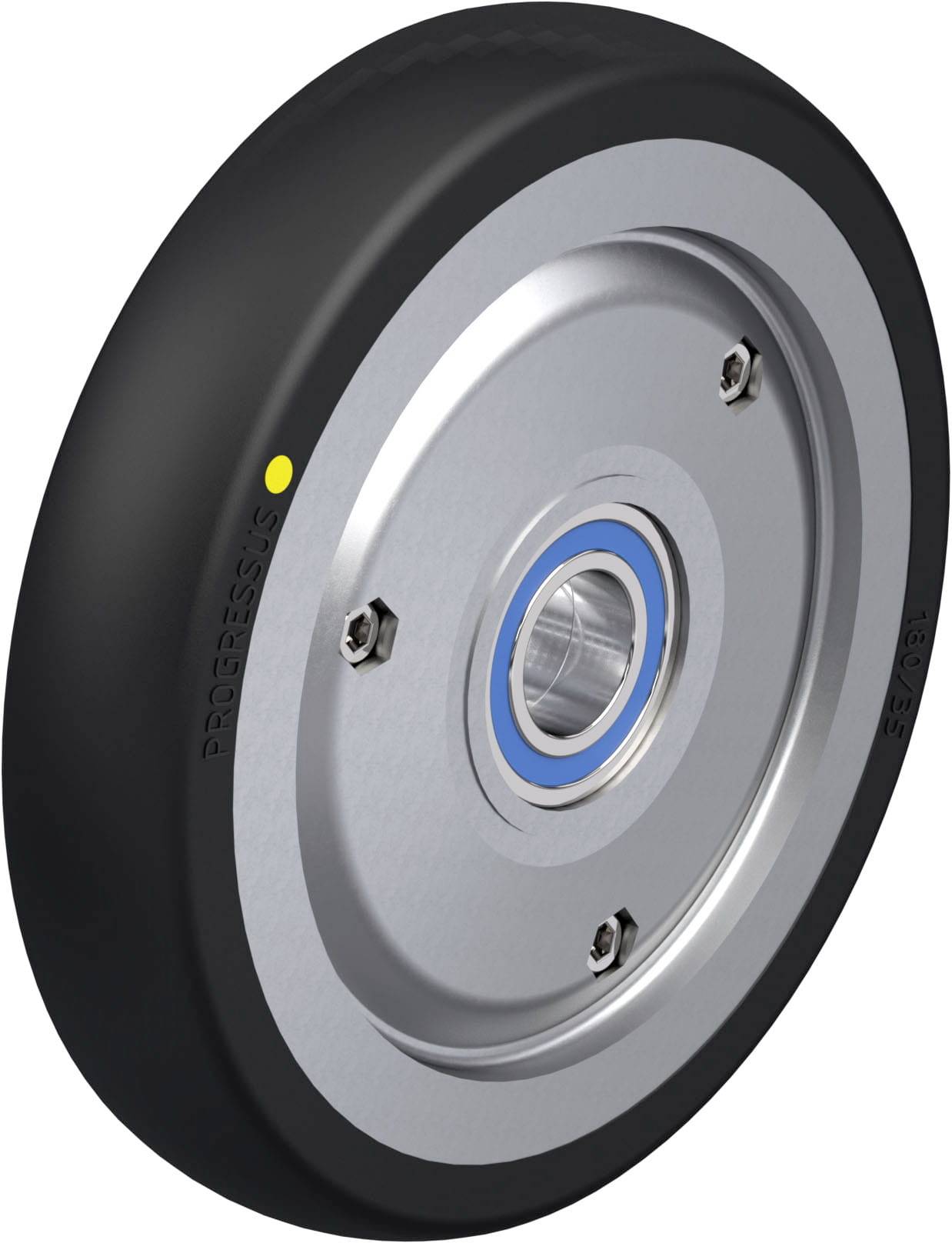 Blickle 899908 PGV 186/25XK-EL Kerék KerékØ: 186 mm Teherbírás (max.): 200 kg 1 db
