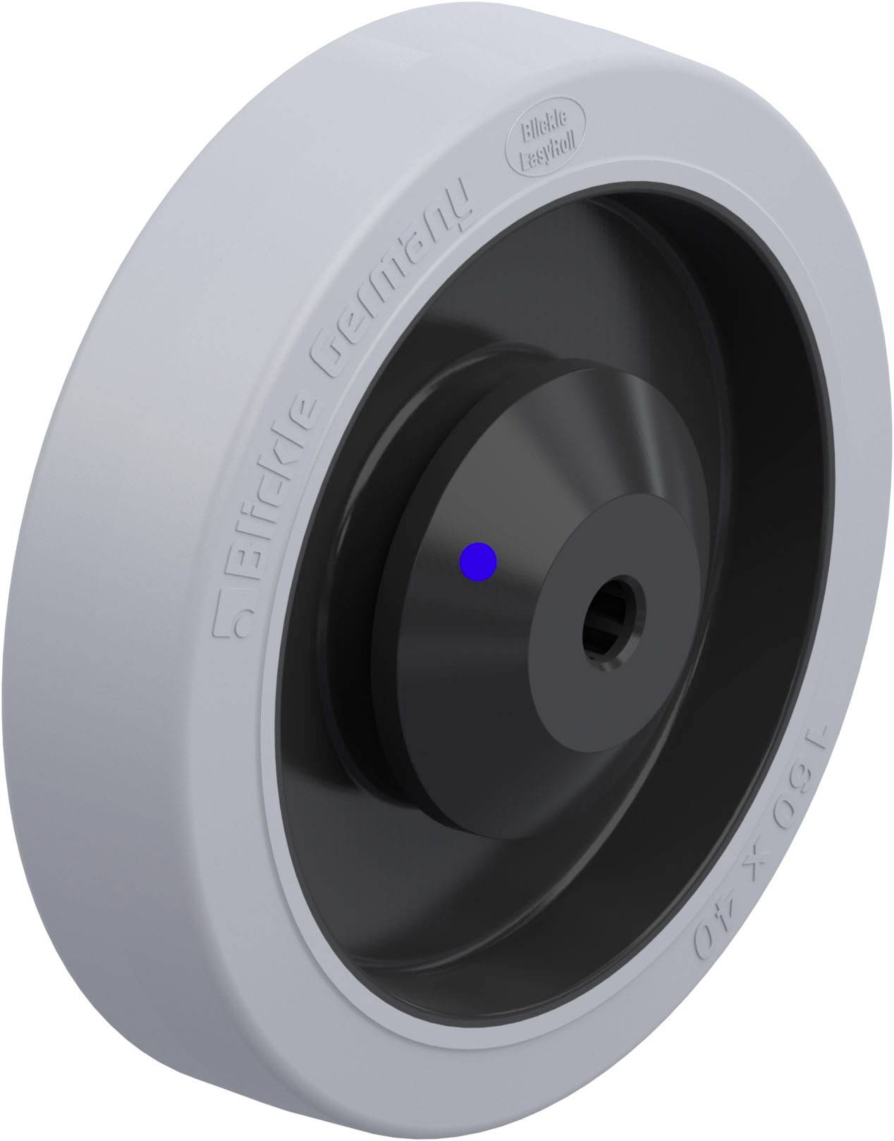 Blickle 854780 POEV 161/12XKA-SG Nagy teherbírású kerék KerékØ: 160 mm Teherbírás (max.): 320 kg 1 db