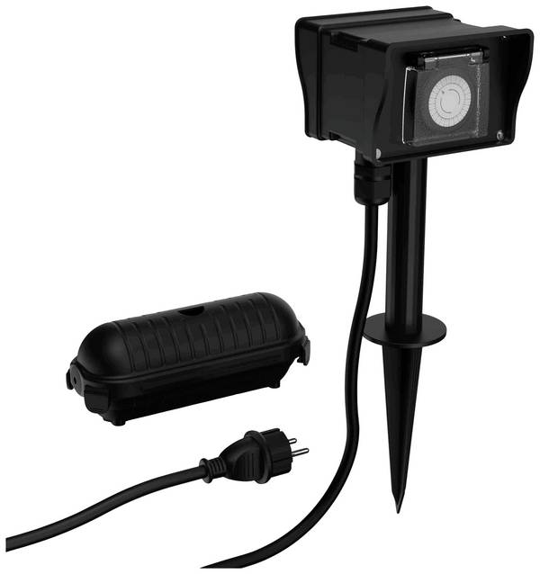 Ansmann 1260-0012 Időkapcsoló óra Analóg   Napi program  3680 W IP44