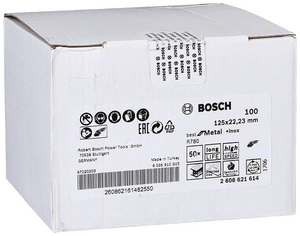 Bosch Accessories 2608621614 Rost tárcsa Ø 125 mm Szemcsézet=100 1 db