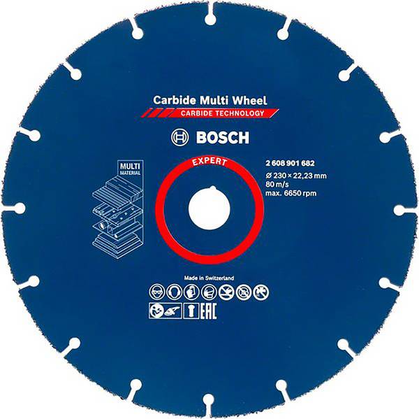 Bosch Accessories  2608901682  2608901682  Vágótárcsa  230 mm  1 db  Kompozit anyagok
