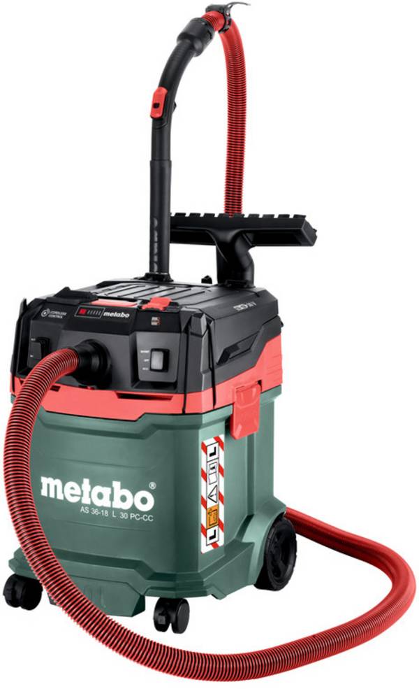 Metabo AS 36-18 L 30 PC-CC 602073850 Akkus szívó   30 l Akku nélkül, töltő nélkül