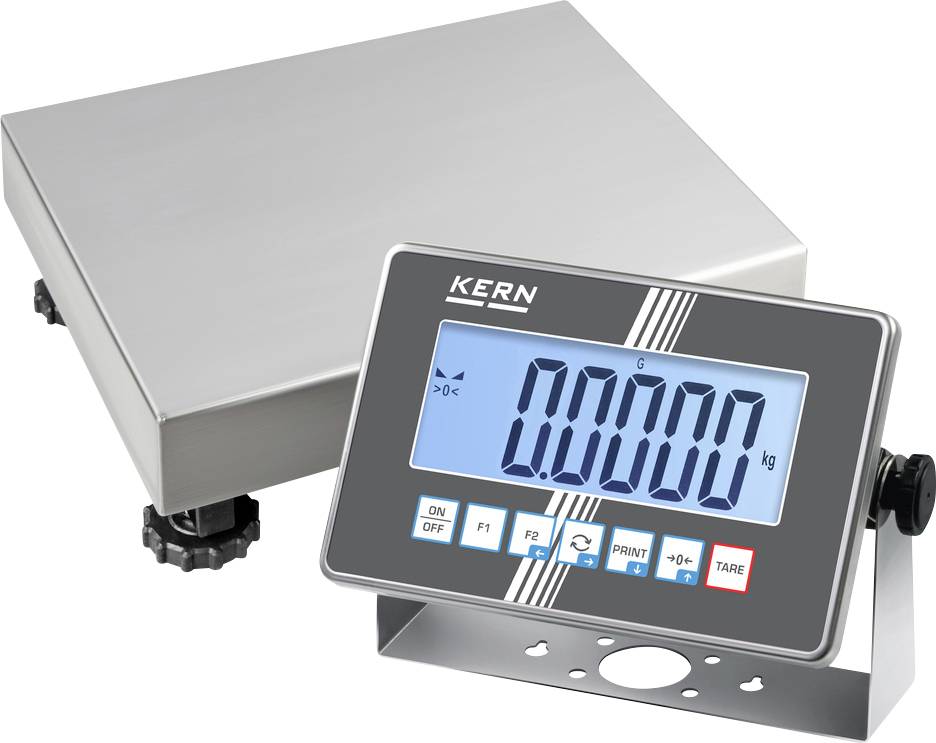 Kern Platform mérleg IXC 6K-4 Mérési tartomány (max.) 6 kg Leolvashatóság 2 mg Hálózatról üzemeltetett