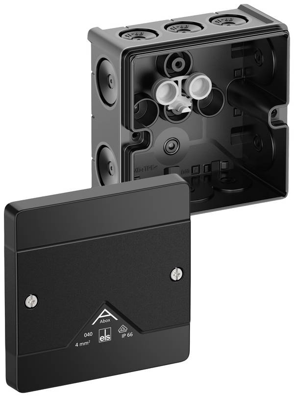 Spelsberg 80400001 Leágaztató doboz (H x Sz x Ma) 102 x 102 x 57 mm Fekete IP66 1 db