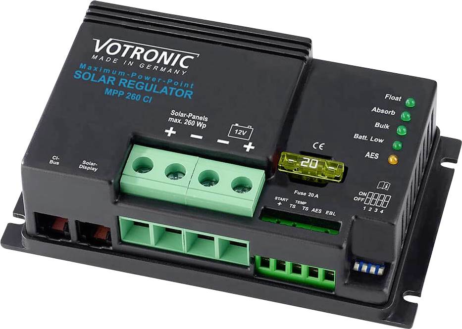 Votronic MPP 260 CI Napelem töltésszabályozó MPPT 12 V