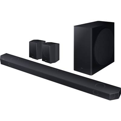 Samsung Q-Soundbar HW-Q935GD Surround rendszer Fekete Dolby Atmos®, Bluetooth, Nagyfelbontású hang, WLAN, Fali rögzítés,