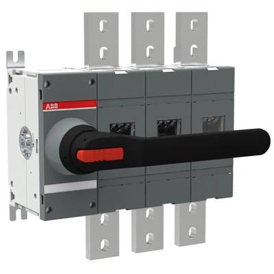 Egy ipari kapcsoló ábrázolása nagy karral és fémkontaktusokkal, amelyet elektromos áramkörök vezérlésére használnak.