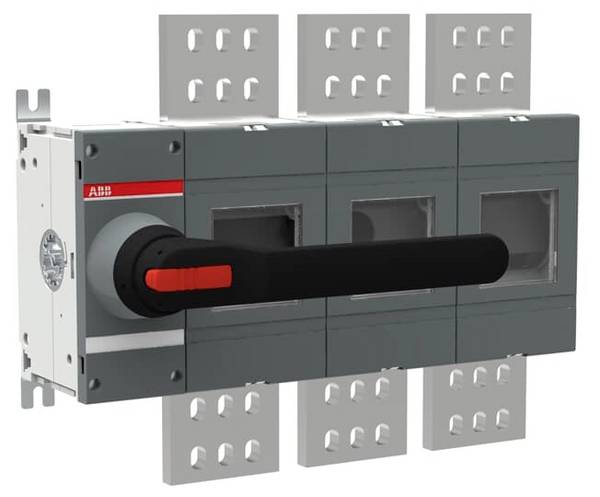 ABB OT2000E03K Terhelés elválasztó kapcsoló  2000 A 1000 V  Fekete 1 db darab