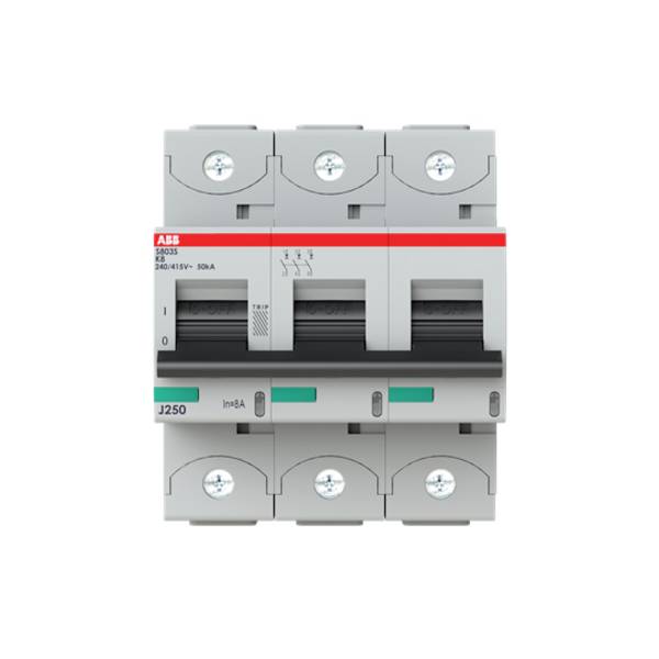 ABB 2CCS863001R0407 S803S-K8 Vezeték védőkapcsoló 8 A 400 V