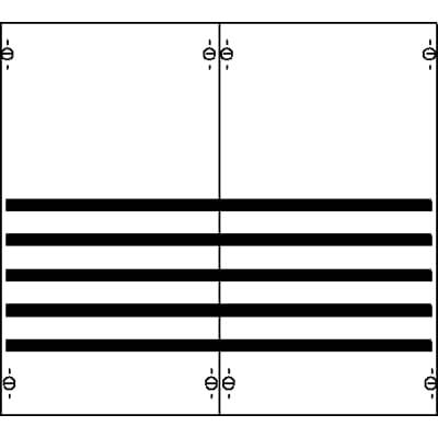 Striebel & John 2CPX039937R9999 2V00SH Elosztó mező Beépíthető Osztások száma = 0 Tartalom, tartalmi egységek rendelésenként 1 db
