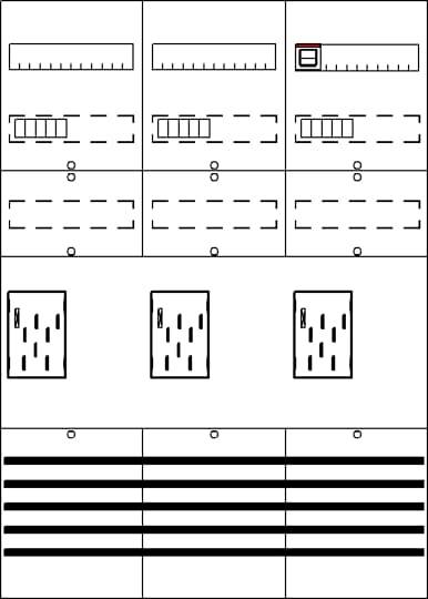 Striebel & John 2CPX054171R9999 BF37A3XXBM Számláló mező Beépíthető Osztások száma = 36 Sorok száma = 0 Tartalom, tartalmi egységek rendelésenként 1 db