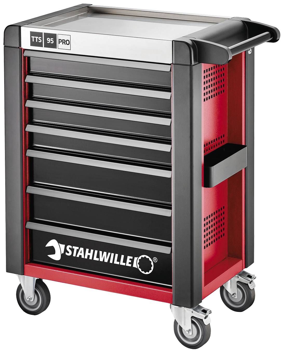 Stahlwille 81200165 Műhelykocsi Gyártói szín: Piros, Fekete