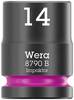 Wera 8790 B Impaktor 05005505001 Külső hatlap Dugókulcs betét 14 mm 3/8" 14 mm 1 db 3/8"