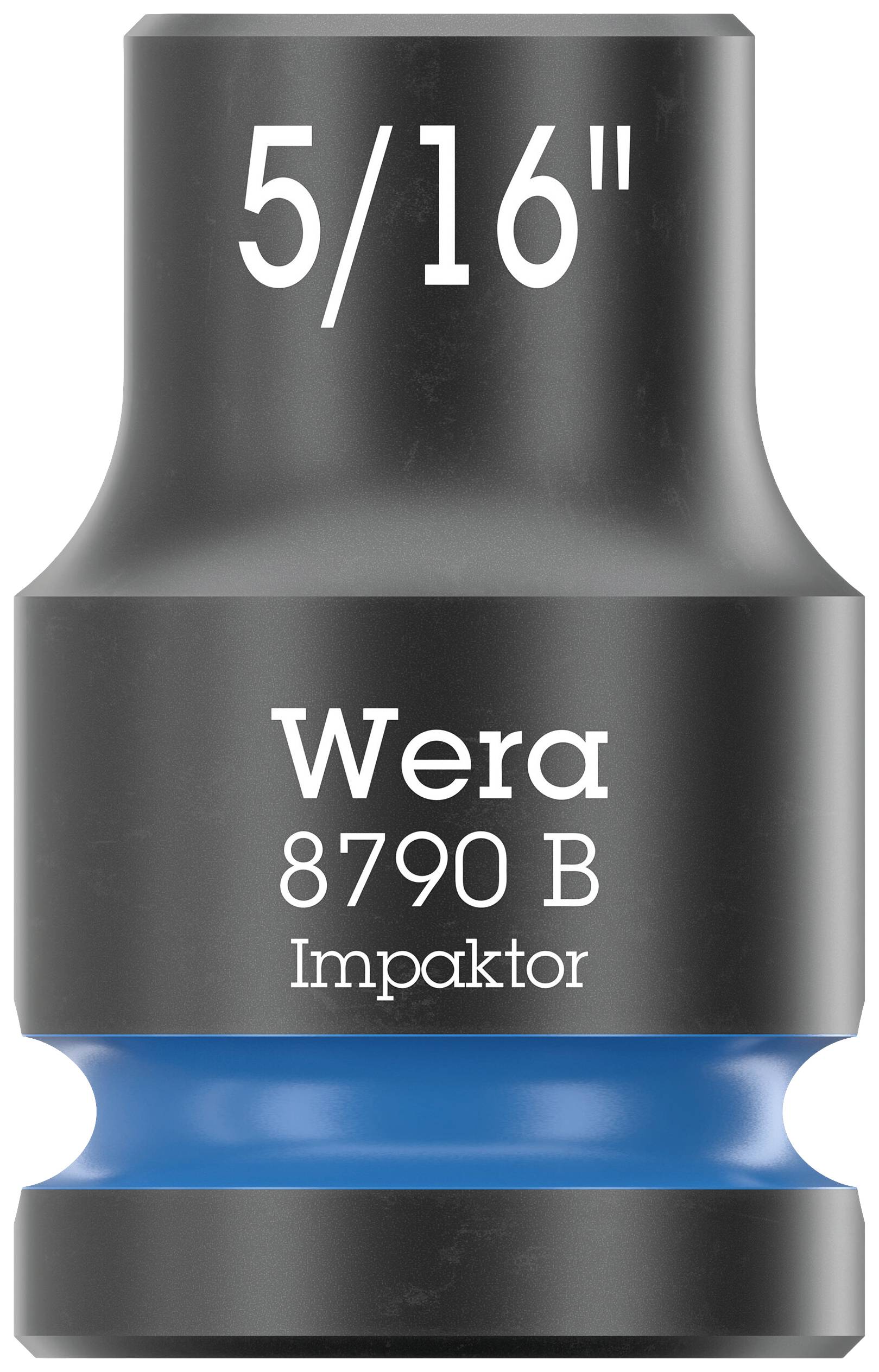 Wera 8790 B Impaktor 05005515001 Külső hatlap Dugókulcs betét 5/16 5/16 1 db 3/8