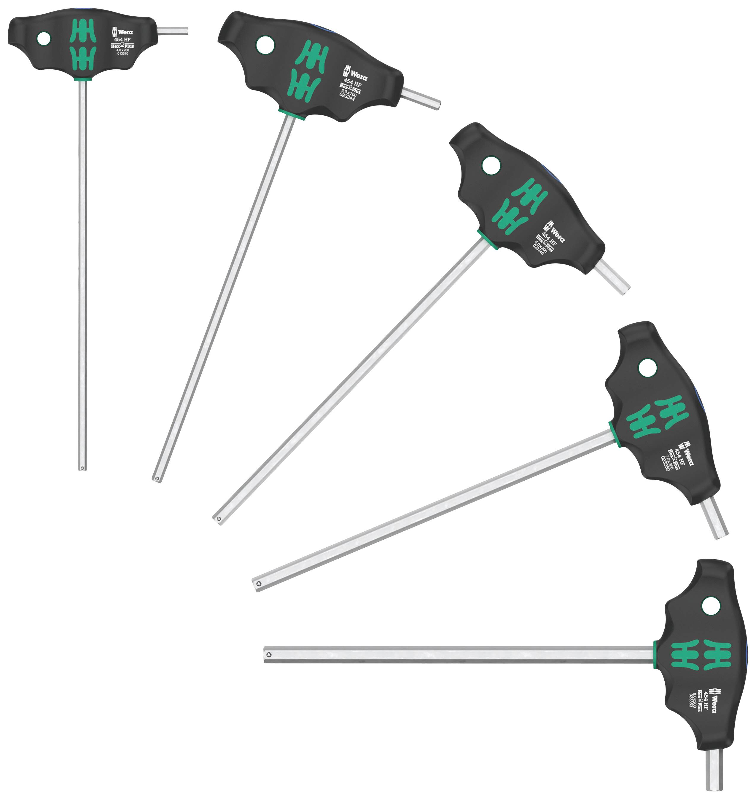 Wera 454/5 HF SHK Set 1 Belső hatlap csavarhúzó Univerzális 5 részes Belső hatlap
