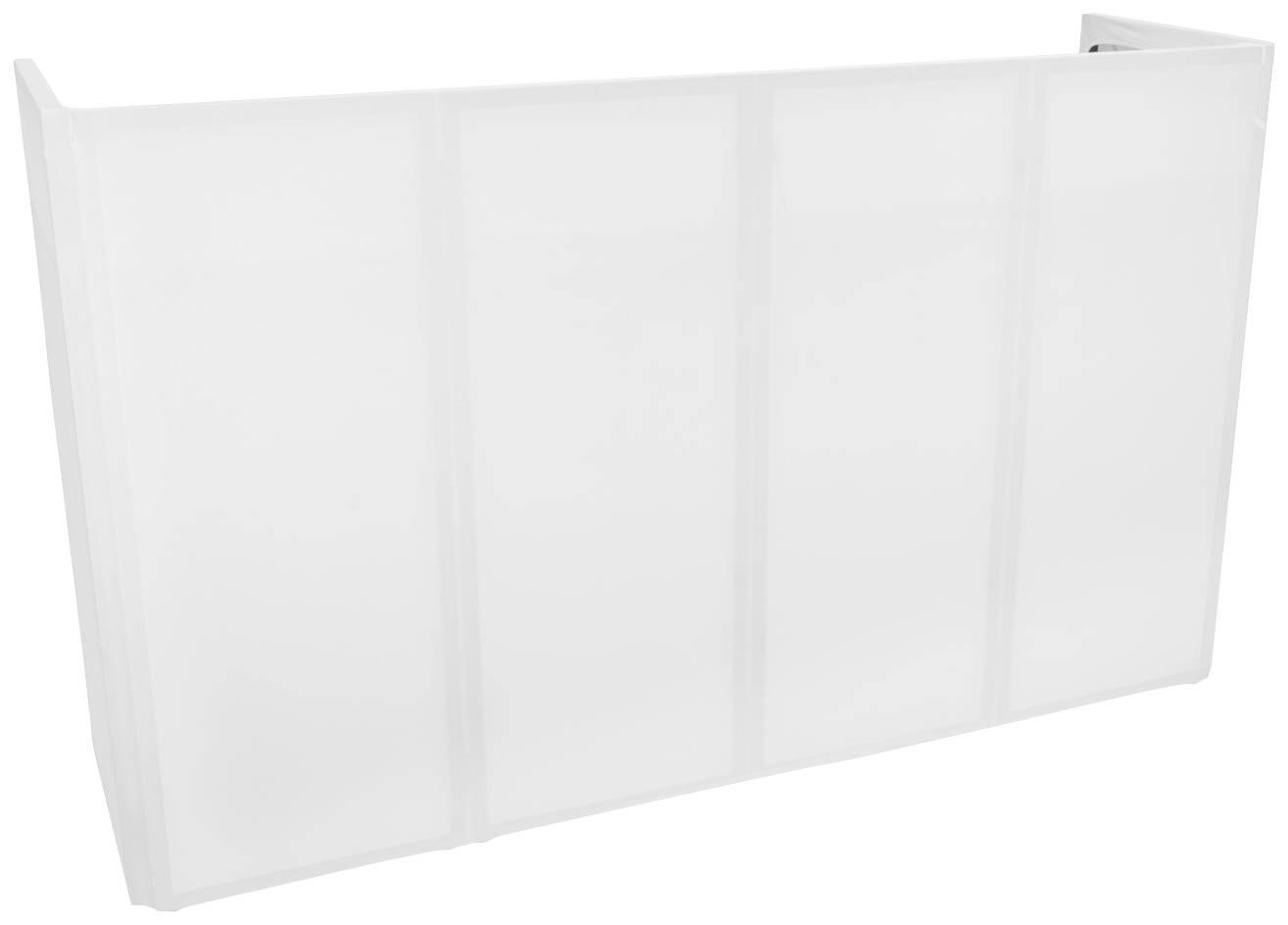 Egy fehér, téglalap alakú üreges test, amely bútorutánzatnak tűnik.