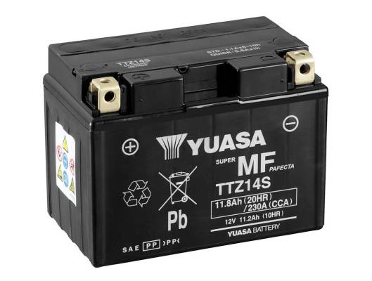 Yuasa TTZ14S 12V 11,2Ah 230A Motorkerékpár akku 12 V 11.2 Ah