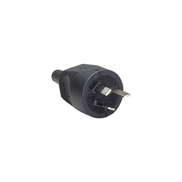 Bachmann 910.182 Védőérintkezős dugó   250 V Fekete IP20
