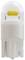 Fehér LED-lámpa sárga chippel, hengeres formában, elektronikai eszközökhöz vagy járművekhez alkalmas.