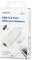 LogiLink USB 2.0 Ethernet adapter a csomagolásban. Adapter összehajtható kábellel laptop csatlakoztatásához 10/100 Mbps sebességű hálózati kapcsolathoz.