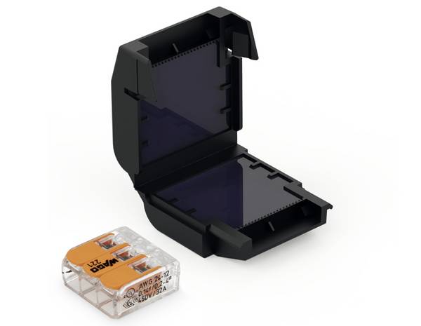 CellPack 407859 EASY-PROTECT/113 Gélbox összekötő kapocshoz hajlékony: 0.2-4 mm² merev: 0.2-4 mm²  1 db Fekete