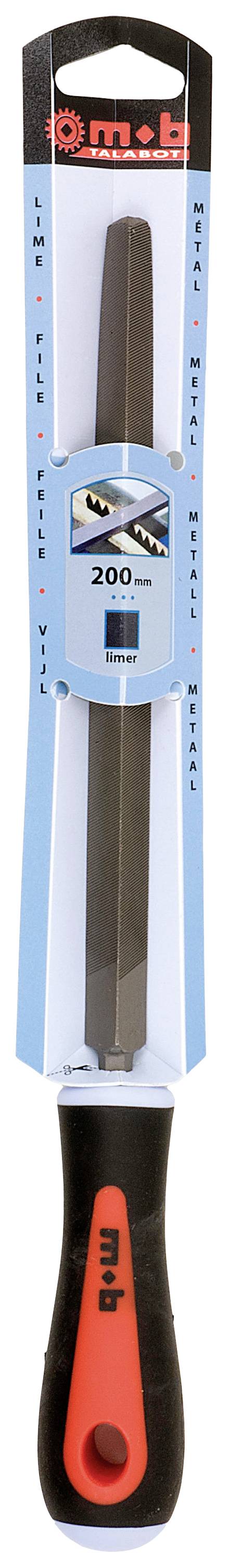 MOB 912206101 Műhelyreszelő háromszög alakú 200 mm H1 Nertec fogantyúval a kártyán Hossz 200 mm 1 db