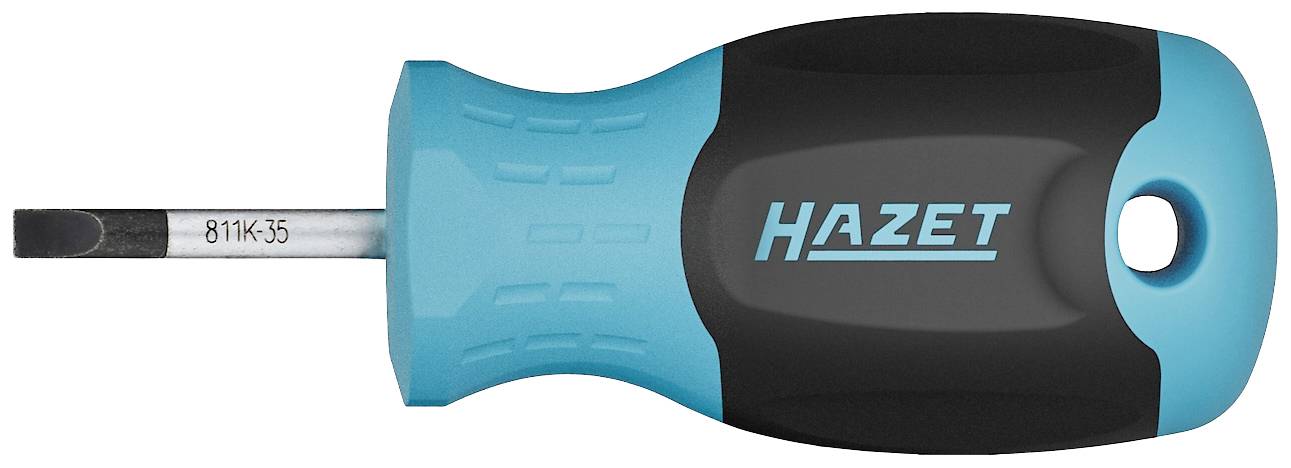 Hazet 811K-35 Műhely Egyenes pengéjű csavarhúzó Pengeszélesség: 3.5 mm