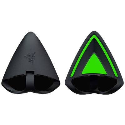 RAZER Kitty Ears V2 Universal Clip Fülpánt 1 db Fekete/zöld