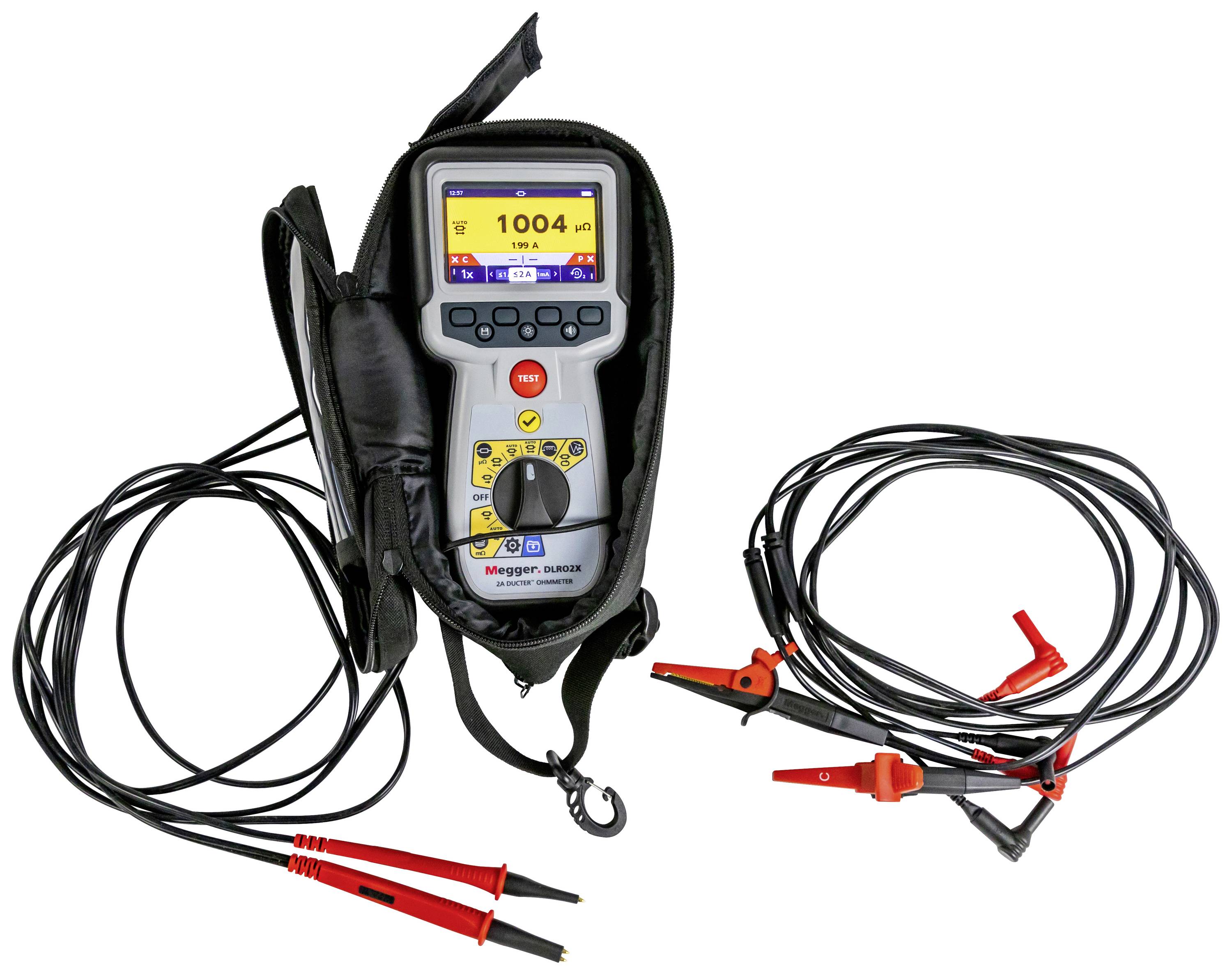 Megger DLRO2X-SET Mikroohm mérő