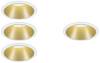 Paulmann 4064161325903 Beépíthető lámpa 4 részes készlet LED 26 W Fehér, Arany