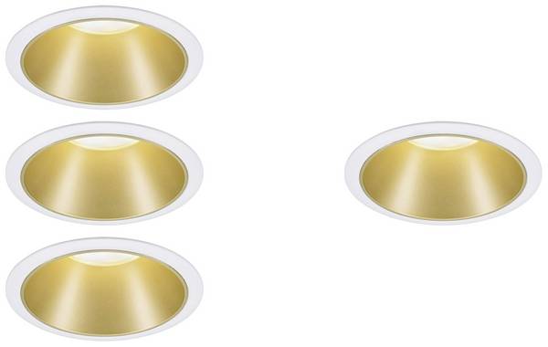 Paulmann 4064161325903  Beépíthető lámpa 4 részes készlet  LED  26 W Fehér, Arany