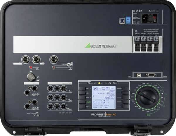 Gossen Metrawatt  PROFITEST PRIME AC  VDE vizsgáló készülék, Telepítés teszter  Kalibráció (DAkkS)  VDE szabvány 0100, 0100-600, 0105, 0105-100, 0113, 0122, 0126, 0413, 0660