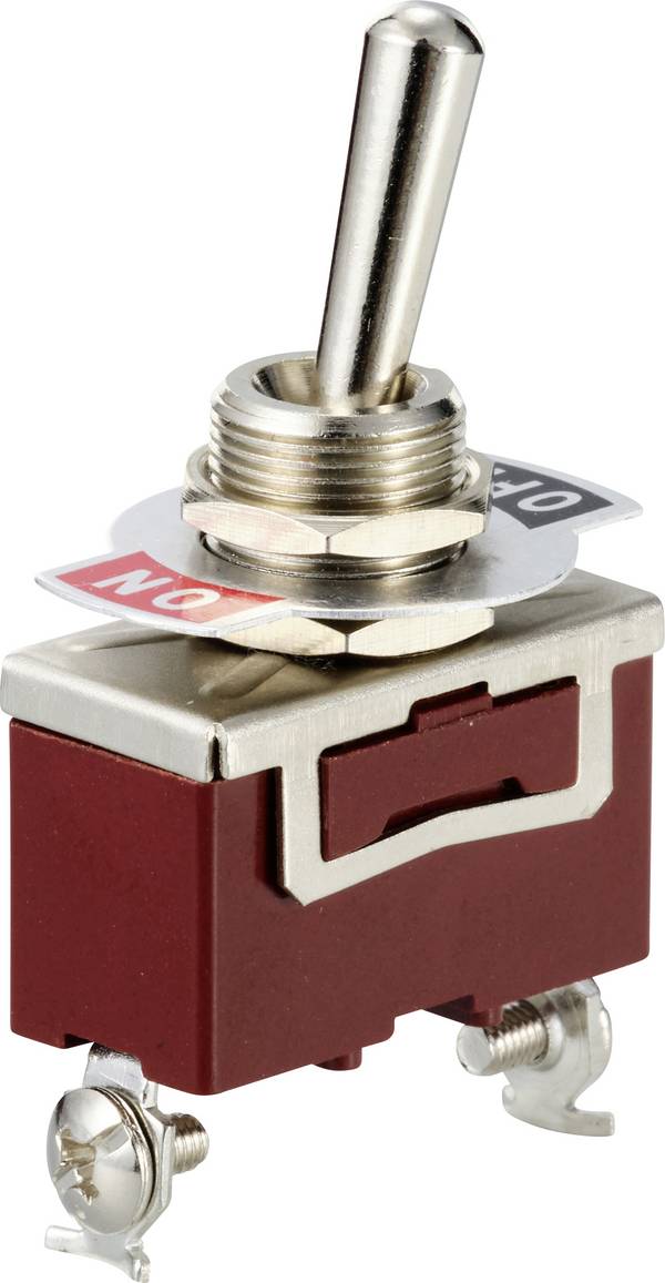 TRU COMPONENTS TC-12819624 Billenőkapcsoló 250 V/AC 15 A 1 x KI/(BE) Nyomó 1 db
