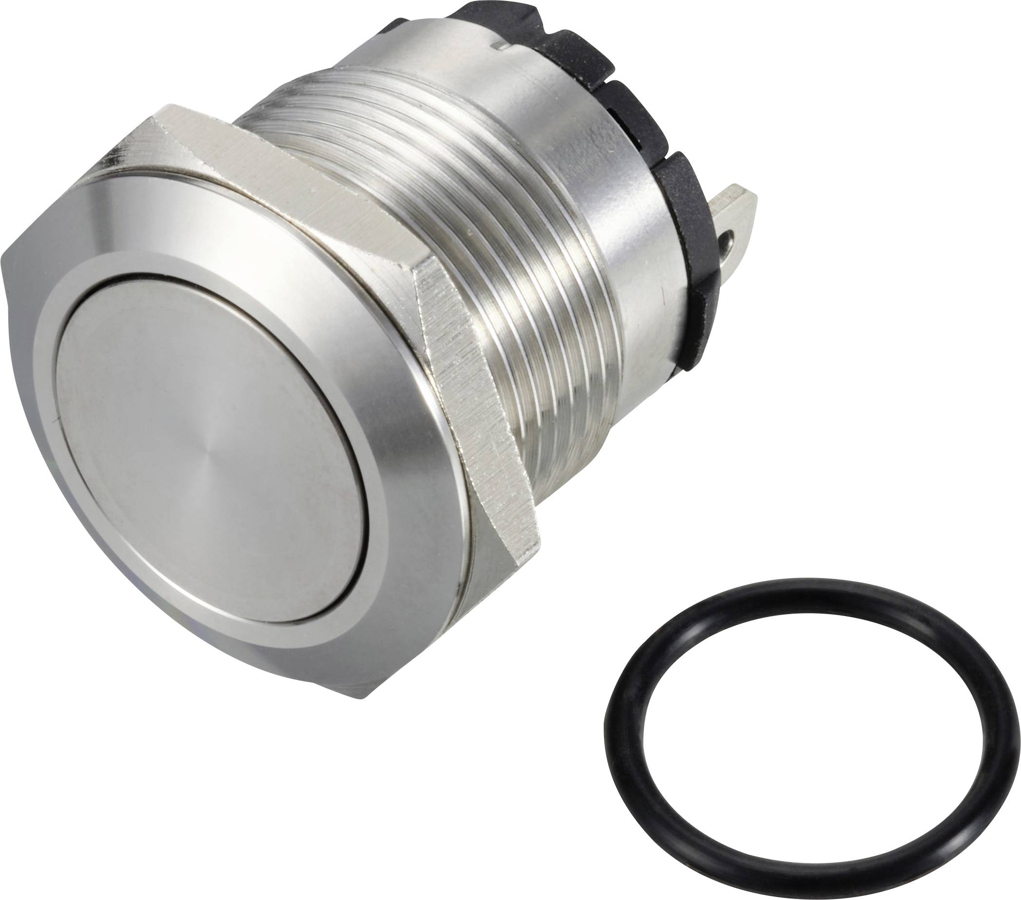 trucomponents TRU COMPONENTS TC-12819632 Drukschakelaar 250 V/AC 20 A 19 mm IP67 Moment 1 stuk(s)